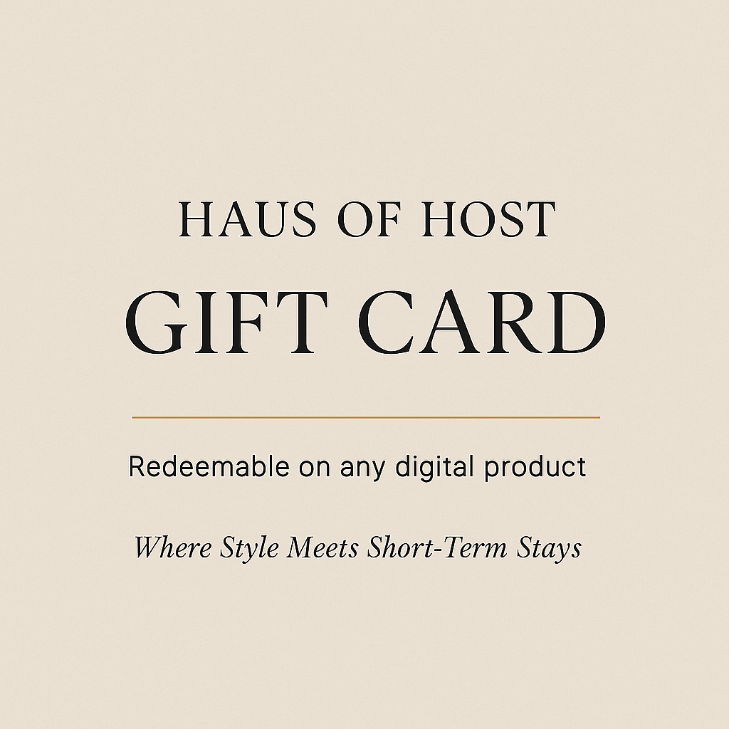 Haus Of Host Gift Card
