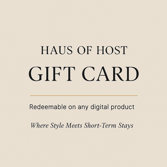 Haus Of Host Gift Card
